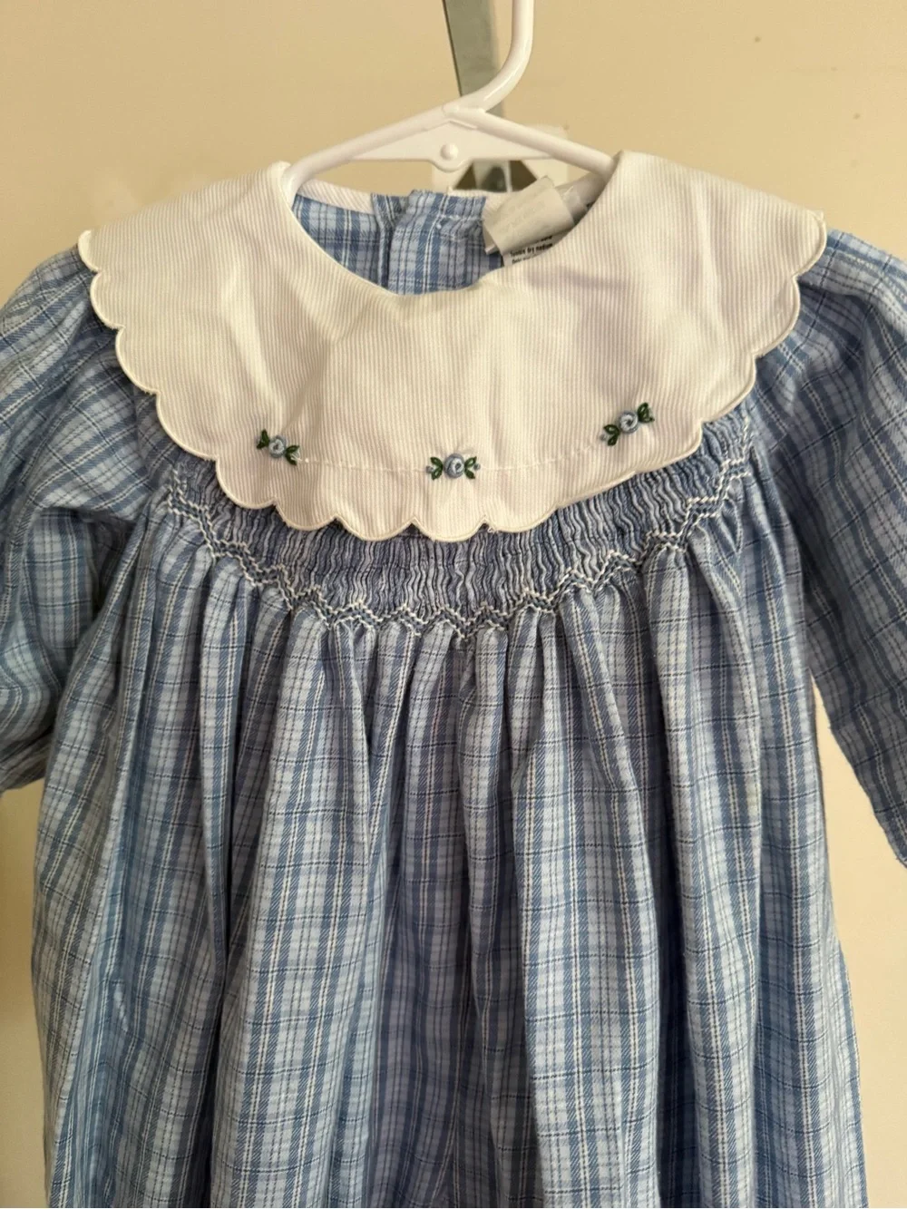 Vintage Smocked Bubble Romper